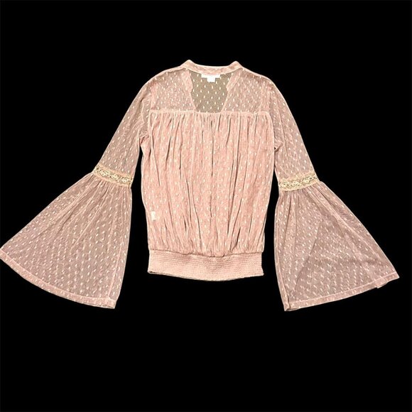 Double Zero Shear Blouse Sz S - Picture 3 of 8